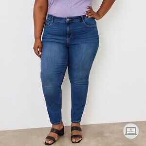 Torrid Womens Bombshell Skinny Premium Stretch High Rise Jean Plus Size 18 R